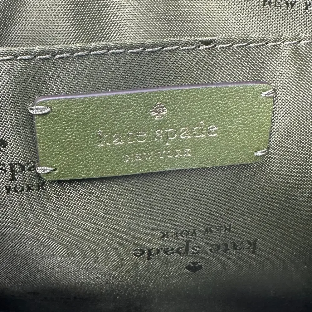 Kate Spade Harlow Crossbody Purse Enchanted Green Leather WKR00058